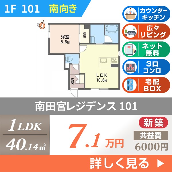 南田宮レジデンス 101