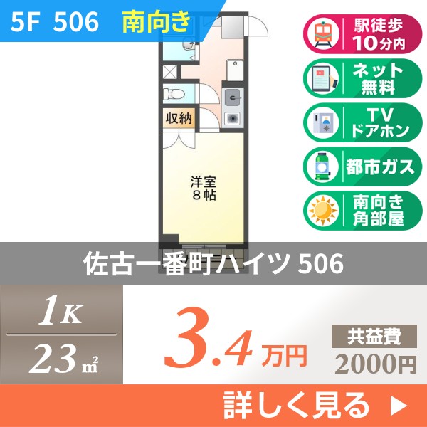 佐古一番町ハイツ 506
