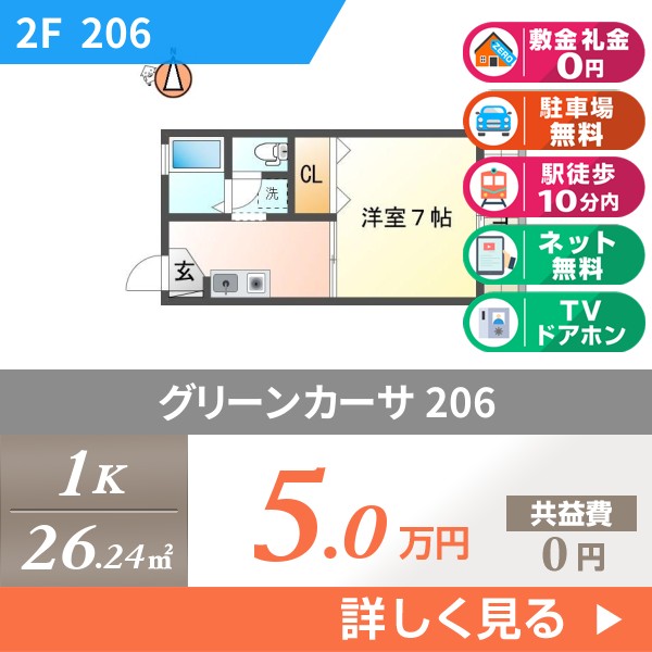 グリーンカーサ 206