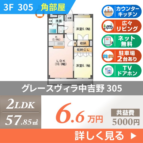 グレースヴィラ中吉野 305