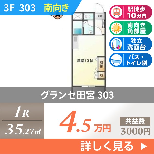 グランセ田宮 303