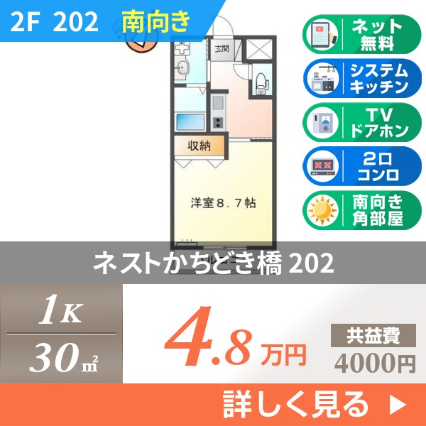 ネストかちどき橋 202