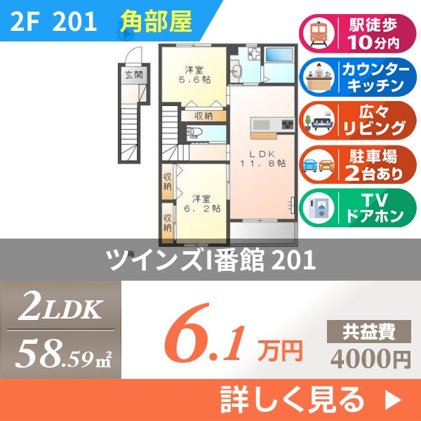 ツインズI番館 201