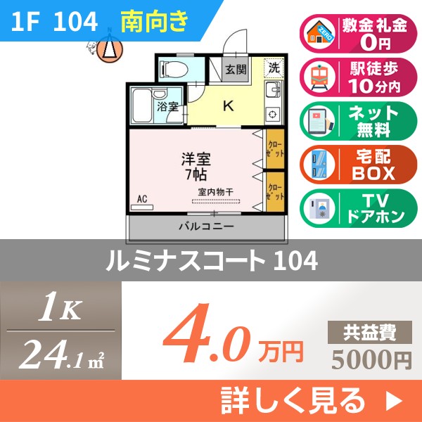 ルミナスコート 104