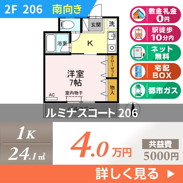 ルミナスコート 206