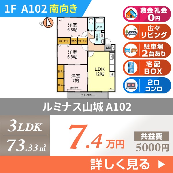 ルミナス山城 a102