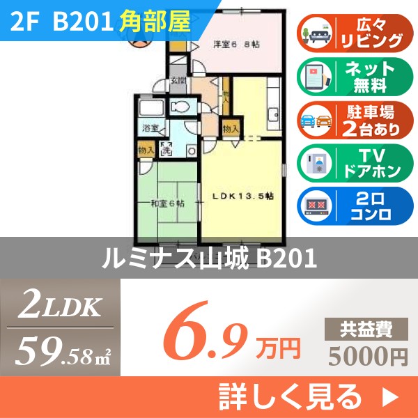ルミナス山城 b201