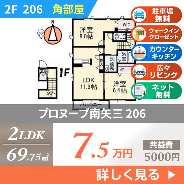プロヌーブ南矢三 206