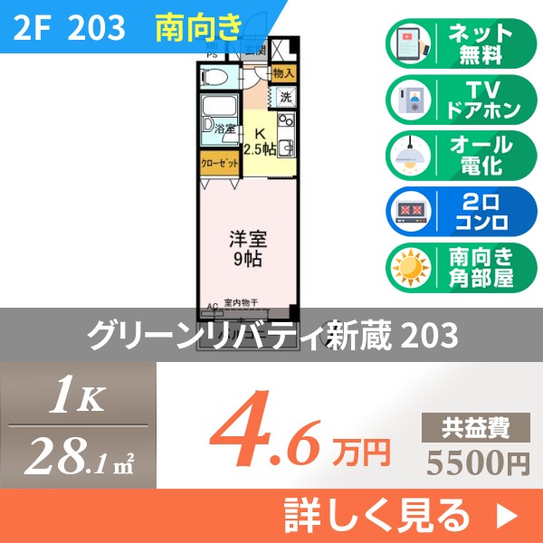 グリーンリバティ新蔵 203