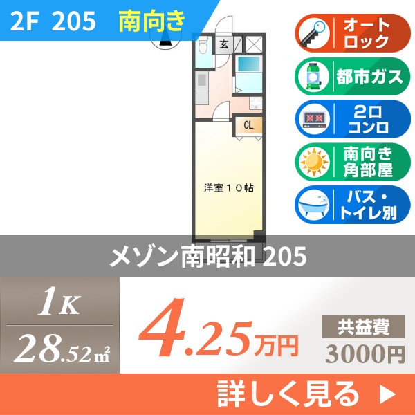 メゾン南昭和 205