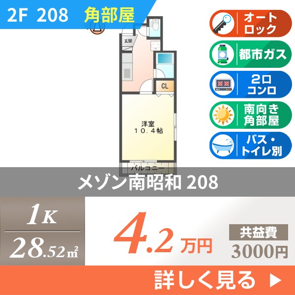 メゾン南昭和 208