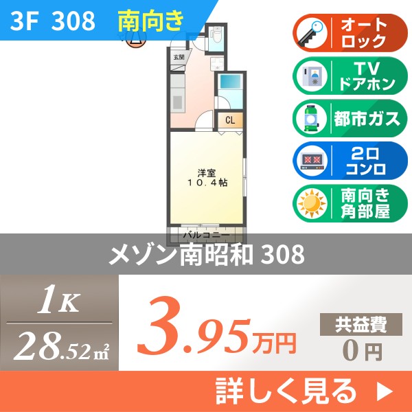 メゾン南昭和 308
