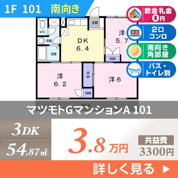 マツモトGマンションA 101