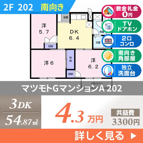 マツモトGマンションA 202