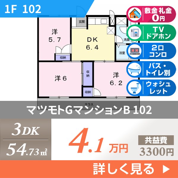 マツモトGマンションB 102