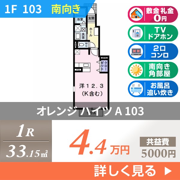 オレンジ ハイツ A 103