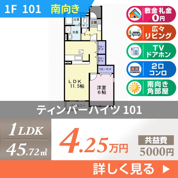 ティンバーハイツ 101
