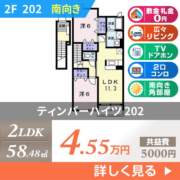 ティンバーハイツ 202