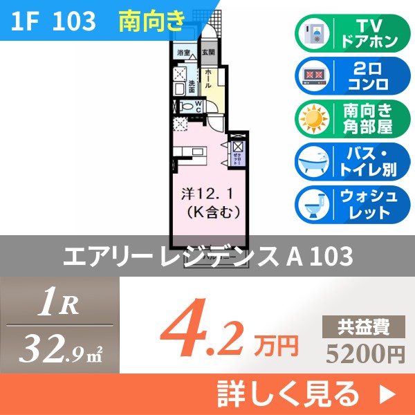 エアリー レジデンス A 103