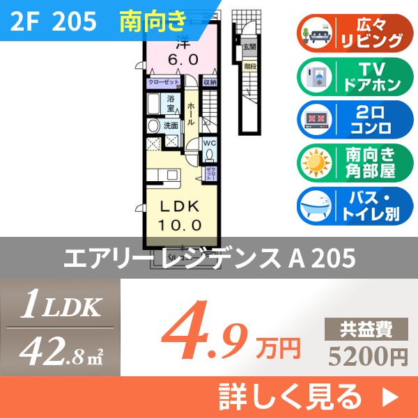 エアリー レジデンス A 205