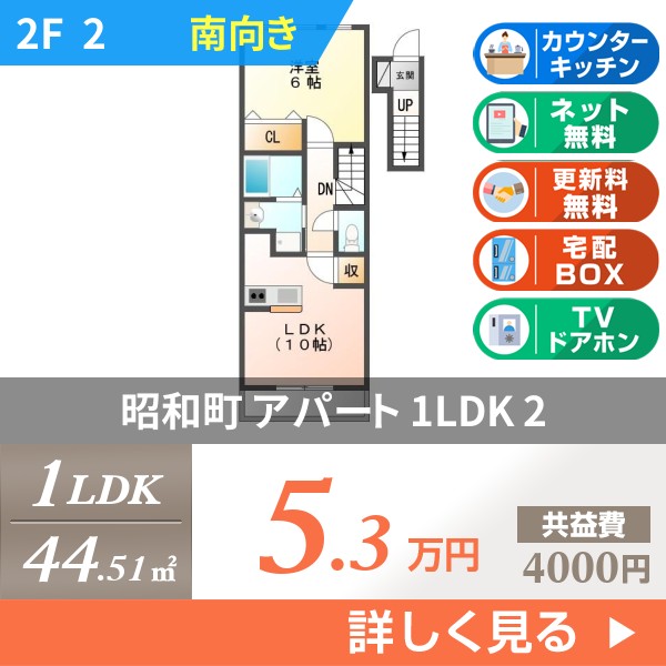 昭和町 2階建アパート 2007年築 2