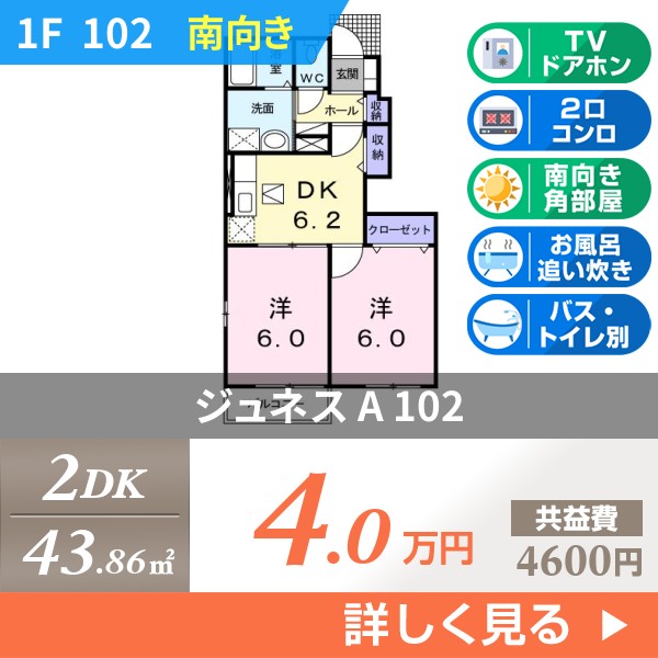 ジュネス A 102