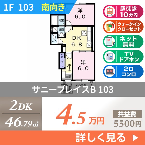 サニープレイスB 103