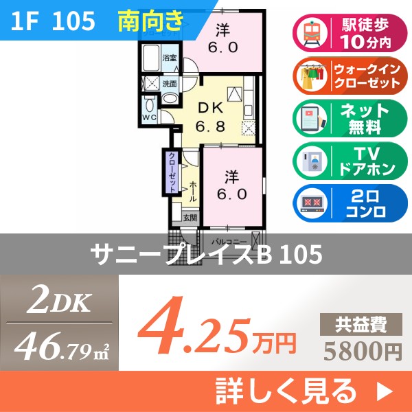 サニープレイスB 105