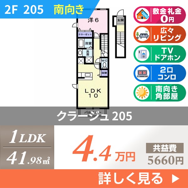 クラージュ 205