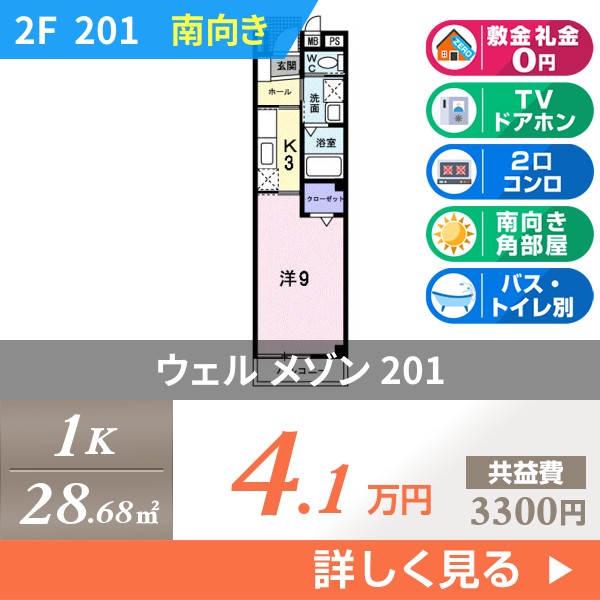 ウェル メゾン 201
