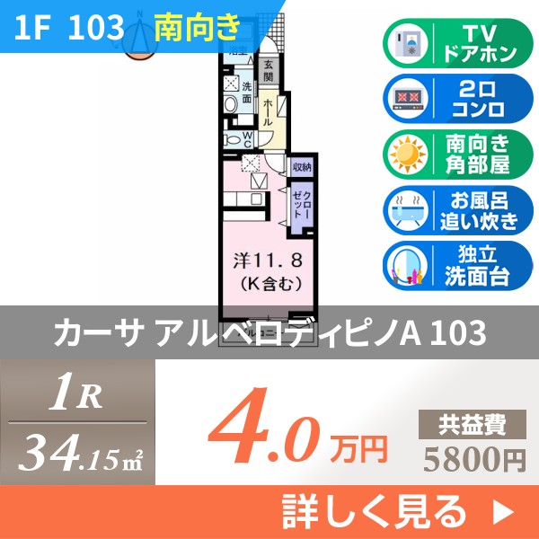 カーサ アルベロディピノA 103