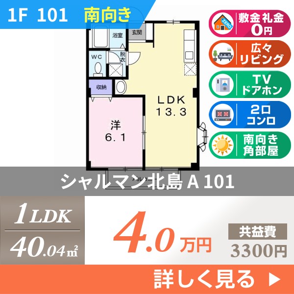 シャルマン北島 A 101