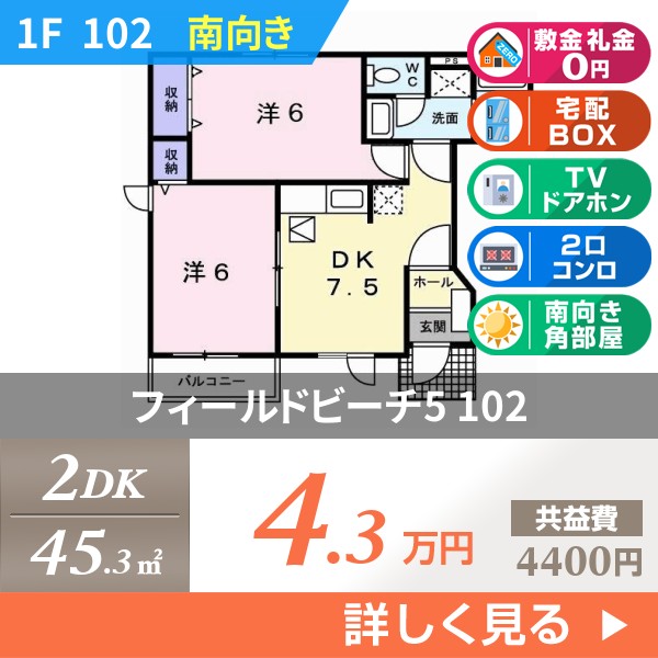 フィールドビーチ5 102