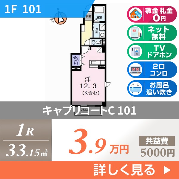 キャプリコートC 101