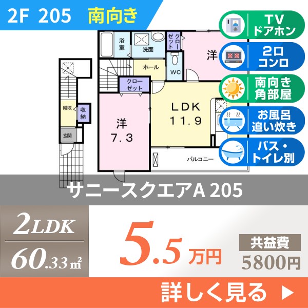 サニースクエアA 205