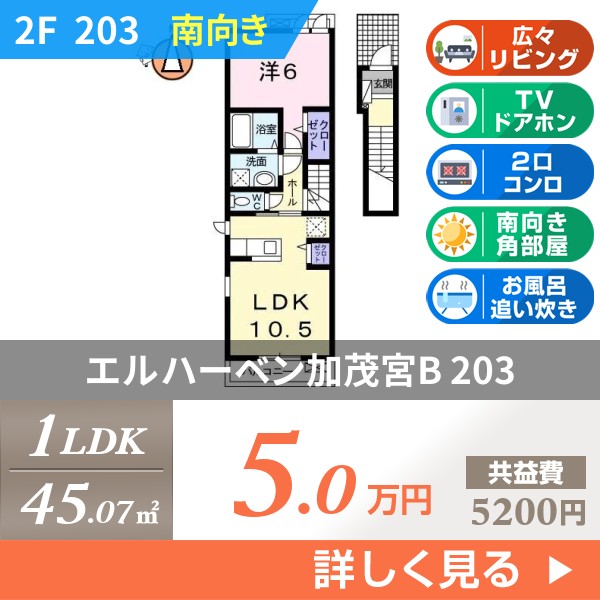 エルハーベン加茂宮B 203