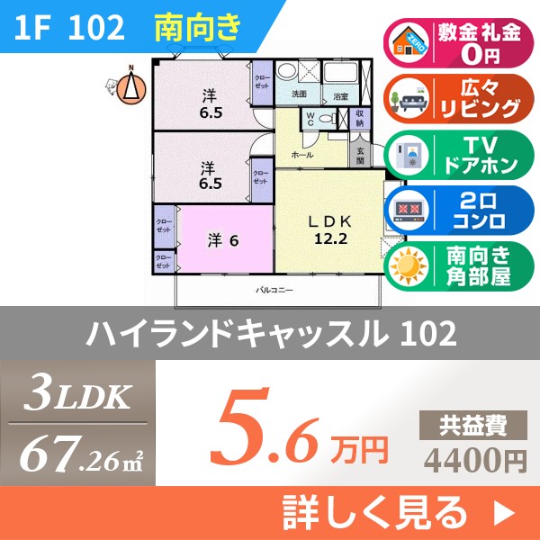 ハイランドキャッスル 102
