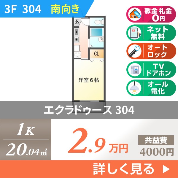 エクラドゥース 304