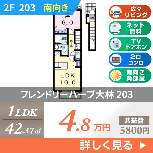 フレンドリーハープ大林 203