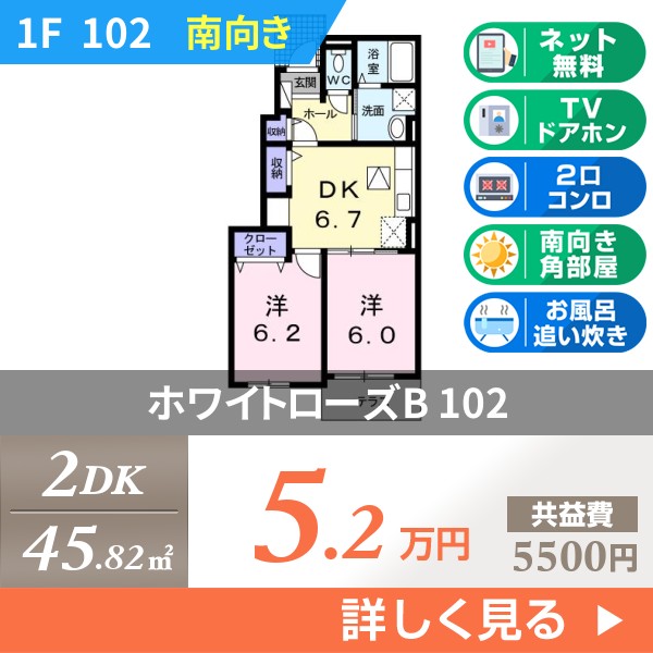 ホワイトローズB 102