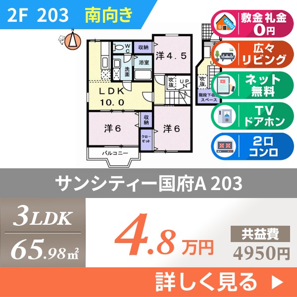 サンシティー国府A 203