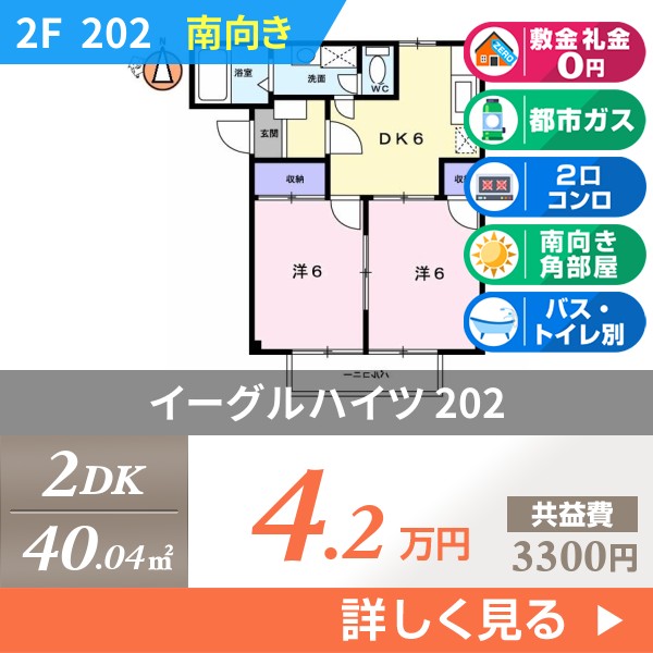 イーグルハイツ 202