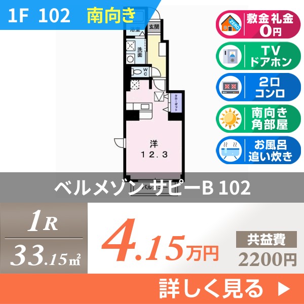 ベルメゾン サピーB 102