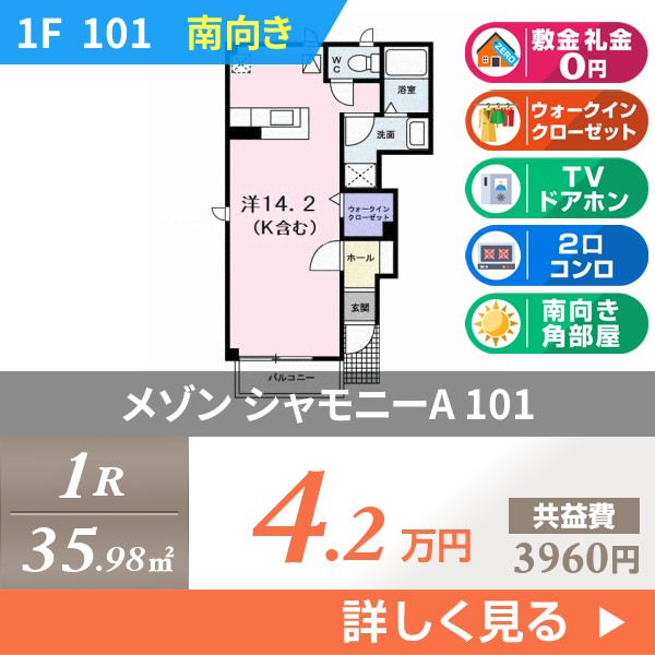 メゾン シャモニーA 101