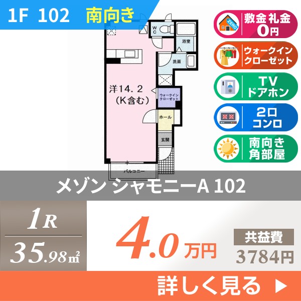 メゾン シャモニーA 102