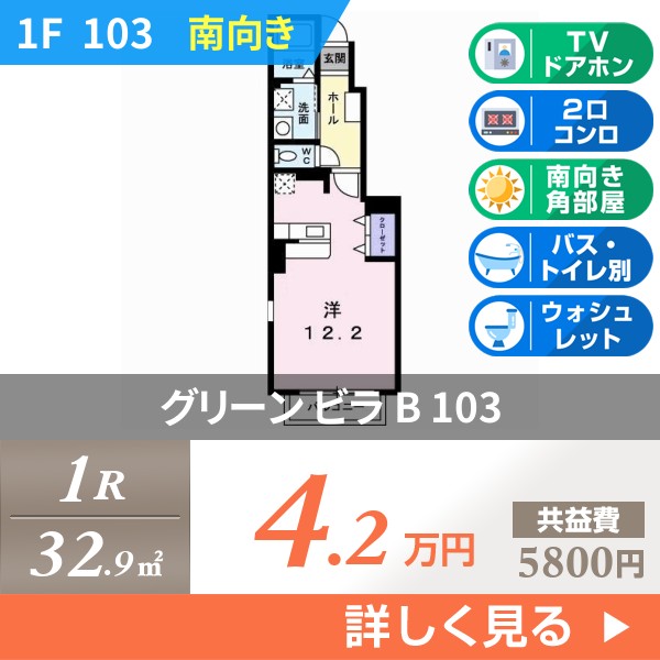 グリーン ビラ B 103