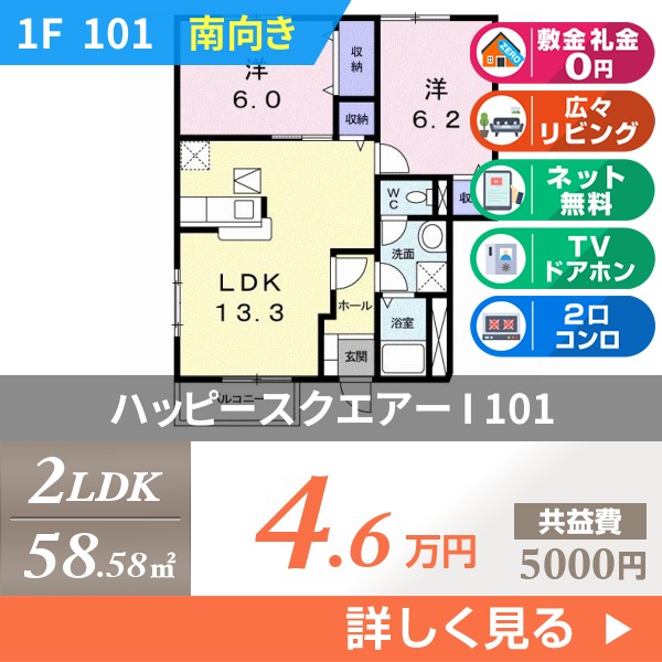 ハッピースクエアー I 101