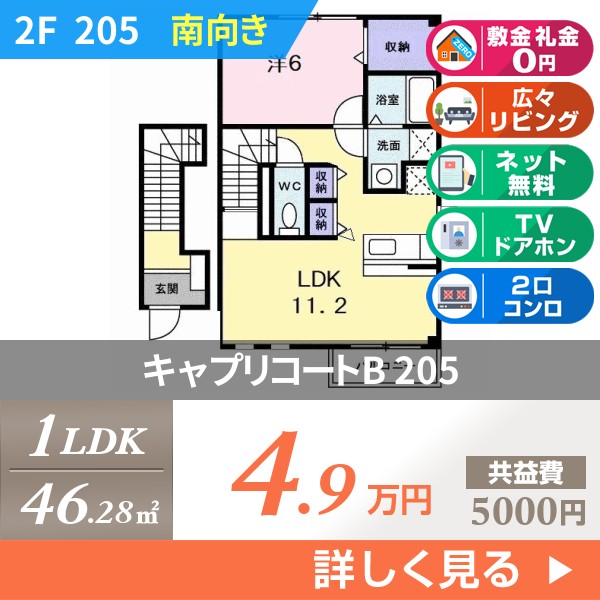 キャプリコートB 205