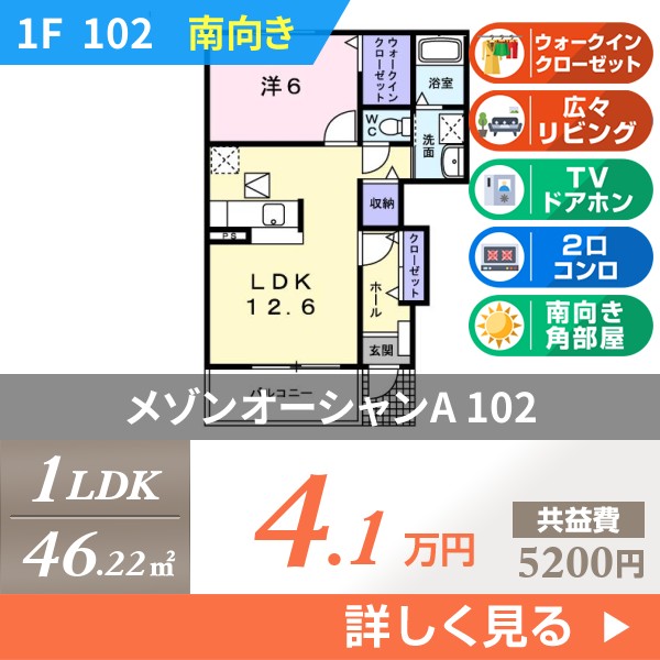 メゾンオーシャンA 102