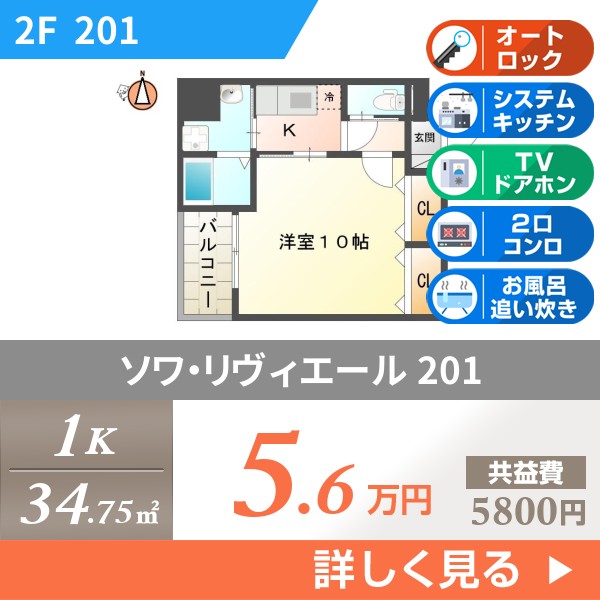 ソワ・リヴィエール 201